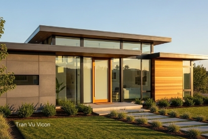 Phối cảnh mẫu nhà cấp 4 đẹp