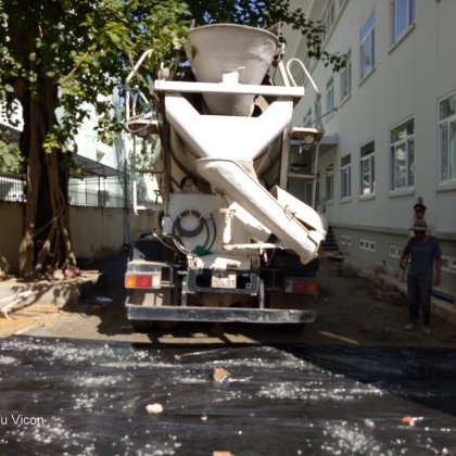 Thi công cột mốc cao độ Quốc gia tại Đà Nẵng