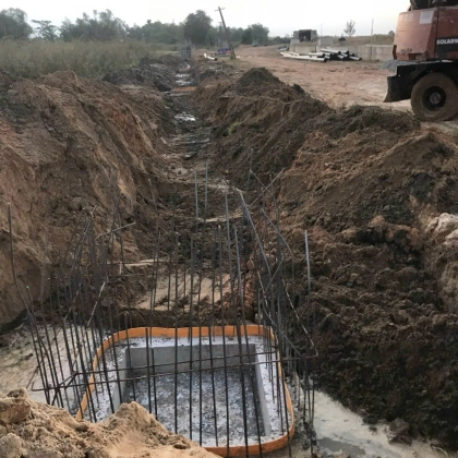 Thi công cấp thoát nước dự án