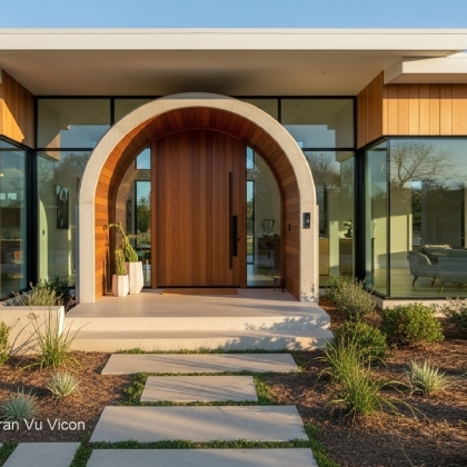 Phối cảnh mẫu nhà cấp 4 đẹp