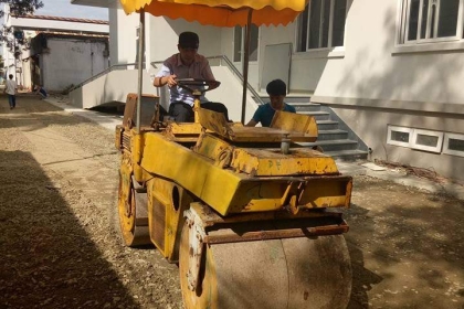 Thi công cột mốc cao độ Quốc gia tại Đà Nẵng