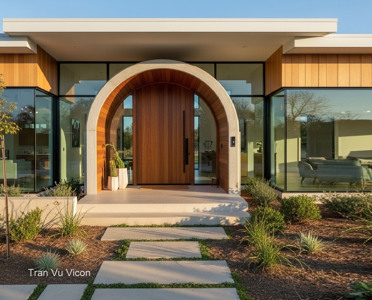 phối cảnh nhà cấp 4 cho gia đình trẻ